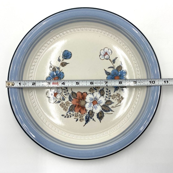 1 Vintage Johann Haviland Dinner Plates Crowning Fashion Blue Bouquet. - Picture 4 of 6